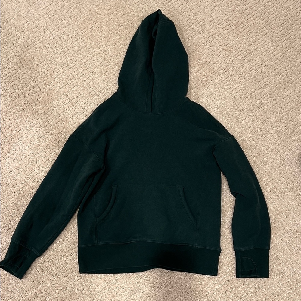 Athlete girl Dark Green Hoodie